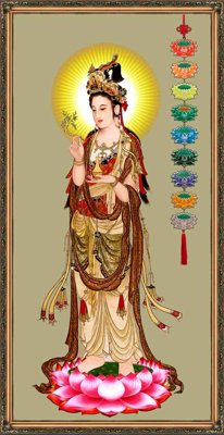 File gốc Download Tranh 3D Phật Giáo chất lượng cao #283 (in lụa) tranh phong thủy