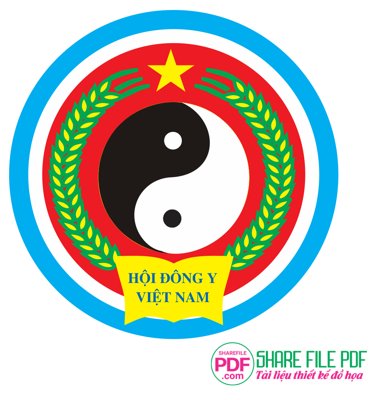 File tranh in tráng gương Download logo Hội Đông Y Việt Nam file vector PDF (siêu nét)