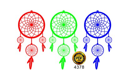 Tải file Dream Catcher file Vector Corel (ảnh gốc) in tráng gương