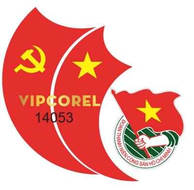 File gốc File corel logo đại hội đoàn TNCS Hồ Chí Minh vector (vector) cho in ấn
