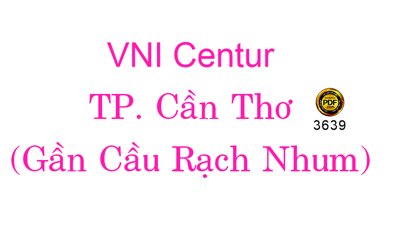 File gốc Font chữ VNI Centur dùng trong thiệp cưới (in lụa) tranh phong thủy
