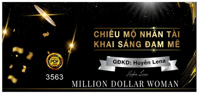 Mua file gốc GĐKD Huyền Lena - chiêu mộ nhân tài - khai sáng đam mê (PSD) tại Filetranh.com