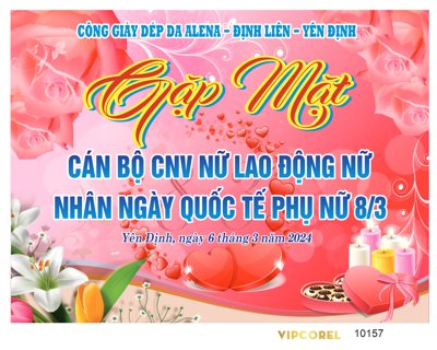 File tranh Gặp mặt cán bộ CNV nữ - lao động nữ 8/3 (ảnh gốc) sắc nét hoàn hảo