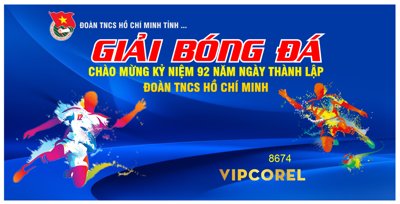 Ảnh gốc file in lụa Giải bóng đá chào mừng kỷ ngày thành lập Đoàn chi tiết
