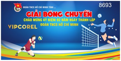 File ảnh Giải bóng chuyền chào mừng kỷ niệm ngày thành lập Đoàn (gốc) in poster