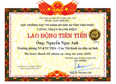 Tải file Giấy khen công nhận danh hiệu Lao Động Tiên Tiến file CDR (gốc) làm file thiết kế