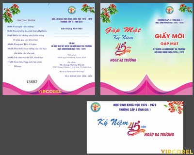 Tải file Giấy mời gặp mặt 45 năm ngày ra trường THPT (ảnh gốc) in gạch men