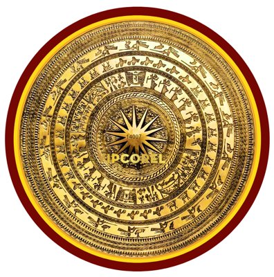 File ảnh Hình trống đồng văn hóa Việt Nam file corel (gốc) in poster