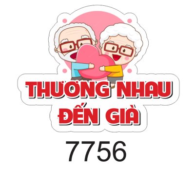 File tranh in trần 3D Hashtag đám cưới "thương nhau đến già" file vector (ảnh gốc)