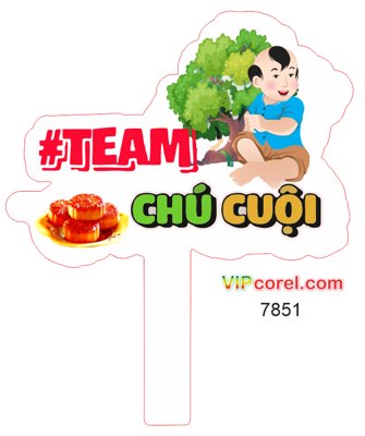 File tranh Hastag #Team chú cuội - vui tết trung thu file vector (ảnh gốc) độc quyền