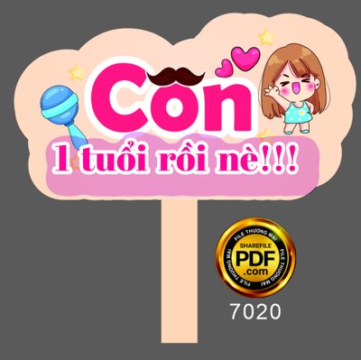 File tranh gốc Hastag cầm tay con 1 tuổi rồi nè file corel (bản đẹp) độc quyền