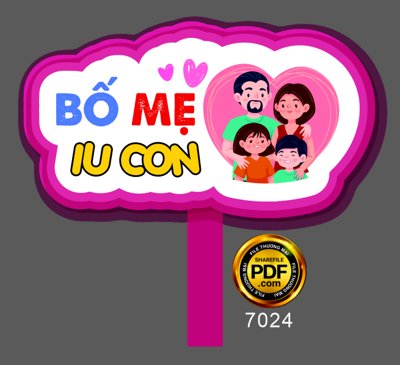 File gốc Hastag cầm tay sinh nhật bố mẹ iu con file corel (cho in ấn) từ kho Filetranh