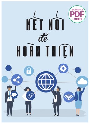 File tranh Kết nối để hoàn thiện file vector PDF (ảnh gốc) cho in ấn kỹ thuật số