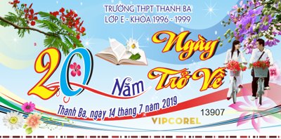 File gốc Kỷ niệm 20 năm ngày ra trường THPT Thanh Ba (phong cách) châu Âu