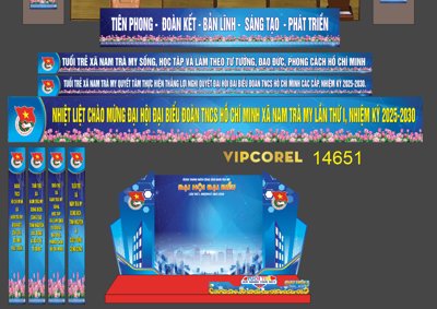 Tải về file tranh gốc Khánh tiết Đại hội đại biểu Đoàn Thanh Niên 2025 (để in quảng cáo)