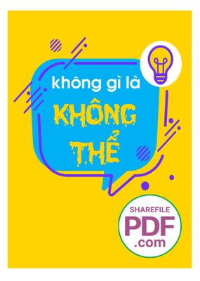 Tải file gốc Không gì là không thể file vector PDF (in không vỡ ảnh)