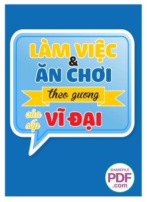 File gốc Làm việc và ăn chơi theo tấm gương vĩ đại của sếp file vector PDF (cho in ấn) độc quyền