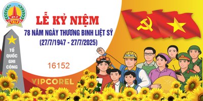 File tranh gốc in trần nhà Lễ kỷ niệm 78 năm ngày thương binh liệt sĩ #6 3D
