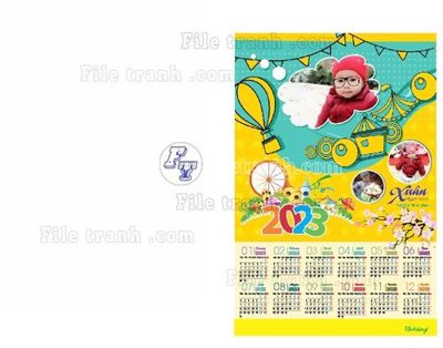 File tranh Lich treo tuong (10) (gốc) chủ đề động vật