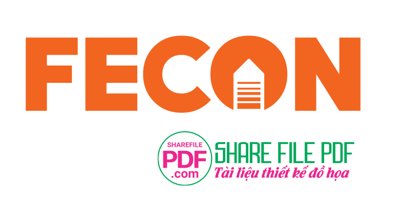 File tranh gốc Logo FECON file vector PDF (bản quyền) độc đáo