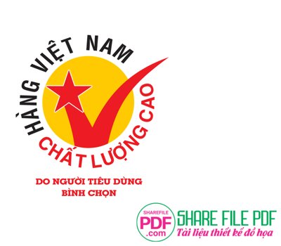 File gốc Logo Hàng Việt Nam chất lượng cao file Vector PDF (in lụa) cao cấp