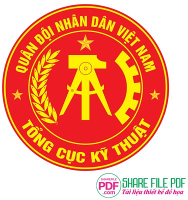 Download file Logo Tổng cục kỹ thuật file vector PDF (gốc) cho xưởng in
