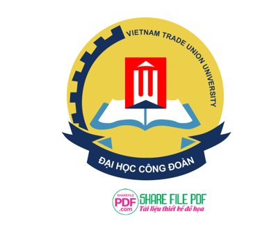File tranh Logo Trường Đại học Công Đoàn file vector PDF (gốc) chủ đề con người