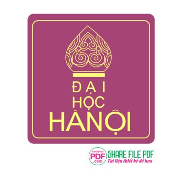 Tải file Logo Trường Đại học Hà Nội file vector PDF (ảnh gốc) in tráng gương