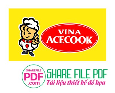 File gốc Logo Vina Acecook Việt Nam file vector PDF (vector) cho in ấn