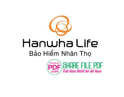 Tệp tin gốc Logo bảo hiểm nhân thọ Hanwha Life file vector PDF (chất lượng) Logo bảo hiểm nhân thọ Hanwha Life file vector PDF