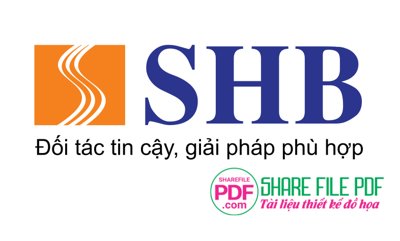 Download file Logo ngân hàng SHB file vector PDF (gốc) in mica cao cấp