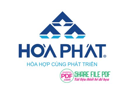 File gốc Logo tập đoàn Hòa Phát file vector PDF (in mica) làm bảng hiệu