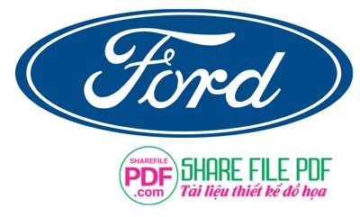 File PSD Logo xe Ford file Vector PDF (nguyên gốc) chất lượng cao