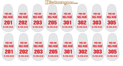 File in trần Móc treo chìa khóa nhà nghỉ mẫu #2 file CDR (bản gốc) bầu trời