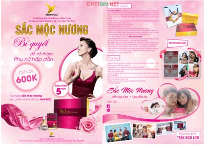 File tranh Mẫu bìa Sản phẩm màu hồng SẮC MỘC NƯƠNG (gốc) chủ đề con người