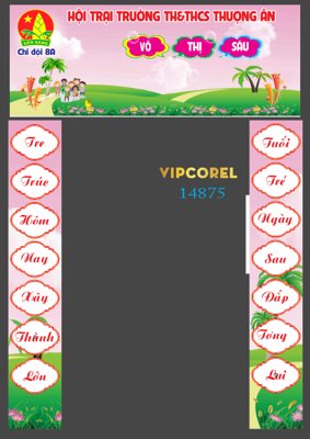 Download file ảnh gốc Mẫu cổng trại chào mừng ngày thành lập đoàn #4 để in ấn