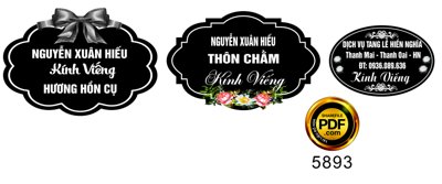 Tải file gốc Mẫu chữ cắm lẵng hoa đám hiếu - đám tang file corel (bản PSD) gốc