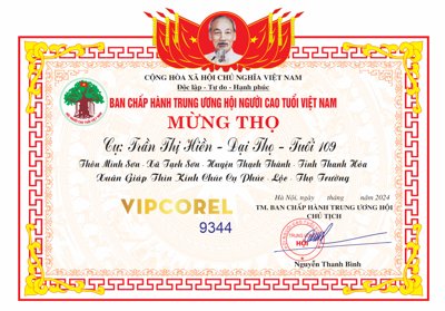 File ảnh Mẫu giấy mừng thọ mẫu mới 2024 file vector (gốc) cho trang trí nội thất