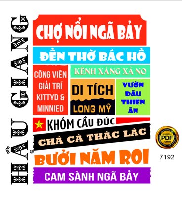 File gốc Mẫu in áo du lịch tỉnh Hậu Giang file corel (in mica) làm quà tặng