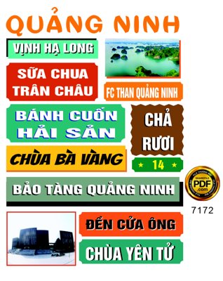 File ảnh Mẫu in áo du lịch tỉnh Quảng Ninh file corel (gốc) trang trí khách sạn