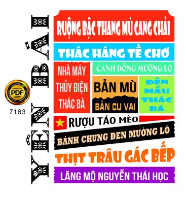 Mua file gốc Mẫu in áo du lịch tỉnh Yên Bái file corel (in ấn) tại Filetranh.com
