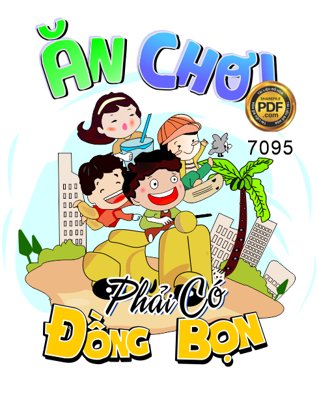 File gốc Mẫu in áo thun "Ăn chơi phải có đồng bọn" (PNG) nền trong suốt