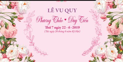 File ảnh Mẫu market khung tên cưới lễ vu quy #4 file CDR (gốc) trang trí khách sạn