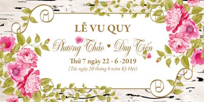 Tải file Mẫu market khung tên cưới lễ vu quy file CDR (PSD) cho in tranh 3D