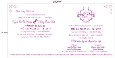 Tải file gốc Mẫu thiệp cưới đẹp #10 - Wedding Invitation file CDR (bản PSD) đầy đủ layer