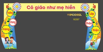 Tải file Mẫu trang trí khu vui chơi trường mầm non (ảnh gốc) độ phân giải 300dpi