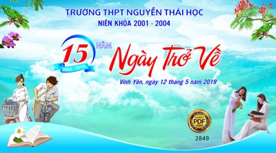 Mua file gốc Market 15 năm ngày trở về trường THPT Nguyễn Thái Học (chất lượng) tại Filetranh.com