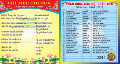 File PSD Market Bảng tin liên đội trường THCS Quảng Phúc file Corel (bản gốc) cho nhà in