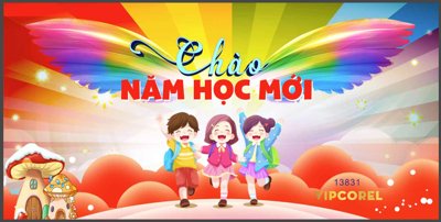 File gốc Market Chào năm học mới 2024 - 2025 #20 file corel x7 (ảnh chi tiết) để in trần