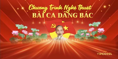 File PSD Market Chương Trình Nghệ Thuật Bài Ca Dâng Bác (gốc) cho in quảng cáo